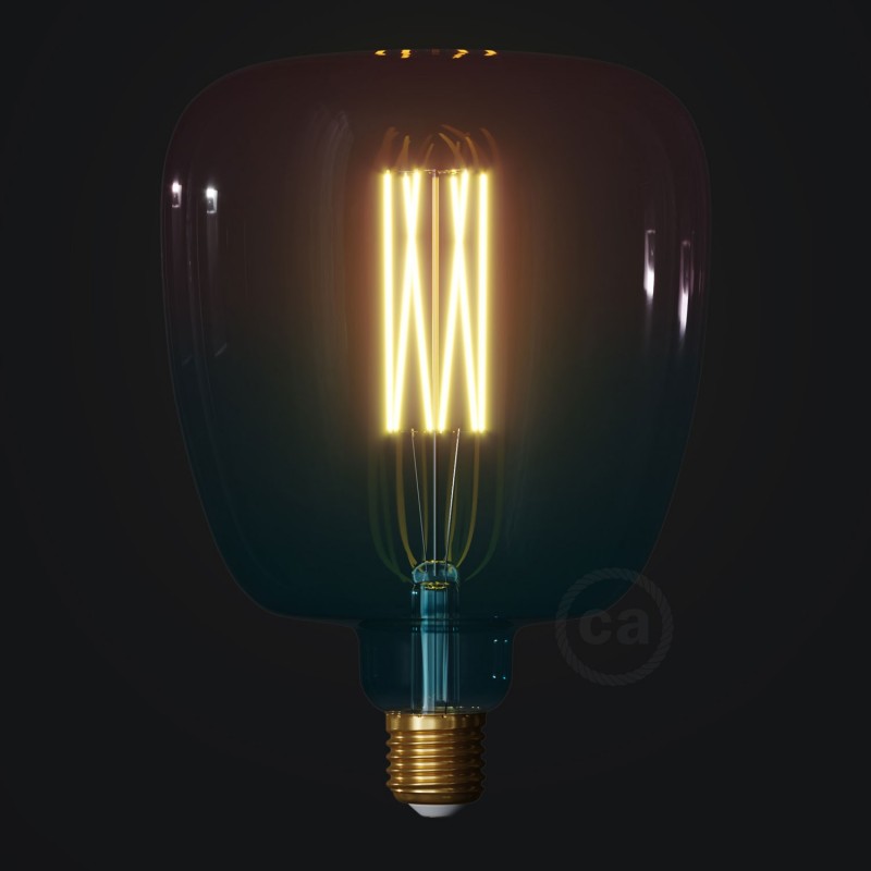Bombilla LED XXL Bona Serie Pastel, Dream, filamento recto 4W E27 Regulable 2200K