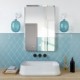 Bombilla LED XXL Egg Serie Pastel, Ocean Blue filamento laminado 4W E27 Regulable 2200K