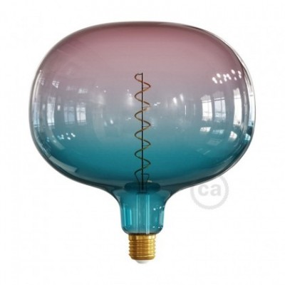 Bombilla LED XXL Cobble Serie Pastel, Dream filamento espiral 4W E27 Regulable 2200K