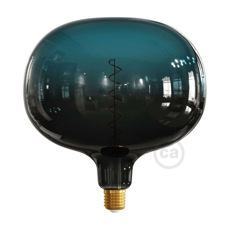 Bombilla LED XXL Cobble Serie Pastel, Dusk filamento espiral 4W E27 Regulable 2200K