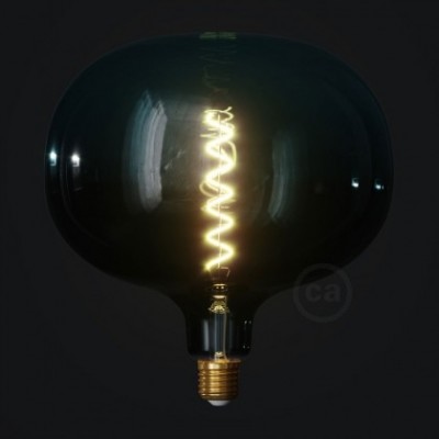 Bombilla LED XXL Cobble Serie Pastel, Dusk filamento espiral 4W E27 Regulable 2200K