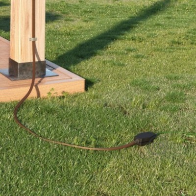 Caja de conexiones para Guirnaldas Lumet con adaptador para cables redondos y planos