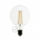 Bombilla Transparente LED Globo G95 Filamento Largo 7,5W E27 Decorativa Vintage Dimmable 2200K