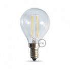 Bombilla filamento Led Esférica 4W E27 Clara