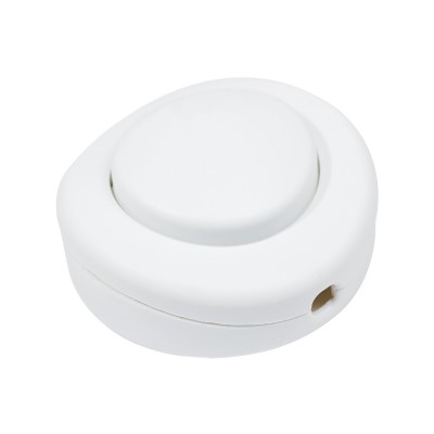 Interruptor de pie unipolar Blanco