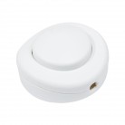 Interruptor de pie unipolar Blanco