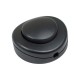 Interruptor de pie unipolar Negro