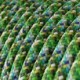 Cable eléctrico Redondo recubierto en tejido efecto seda RX05 Pixel Verde