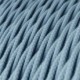 Cable Eléctrico Trenzado Recubierto en Algodón Color Sólido Oceano TC53
