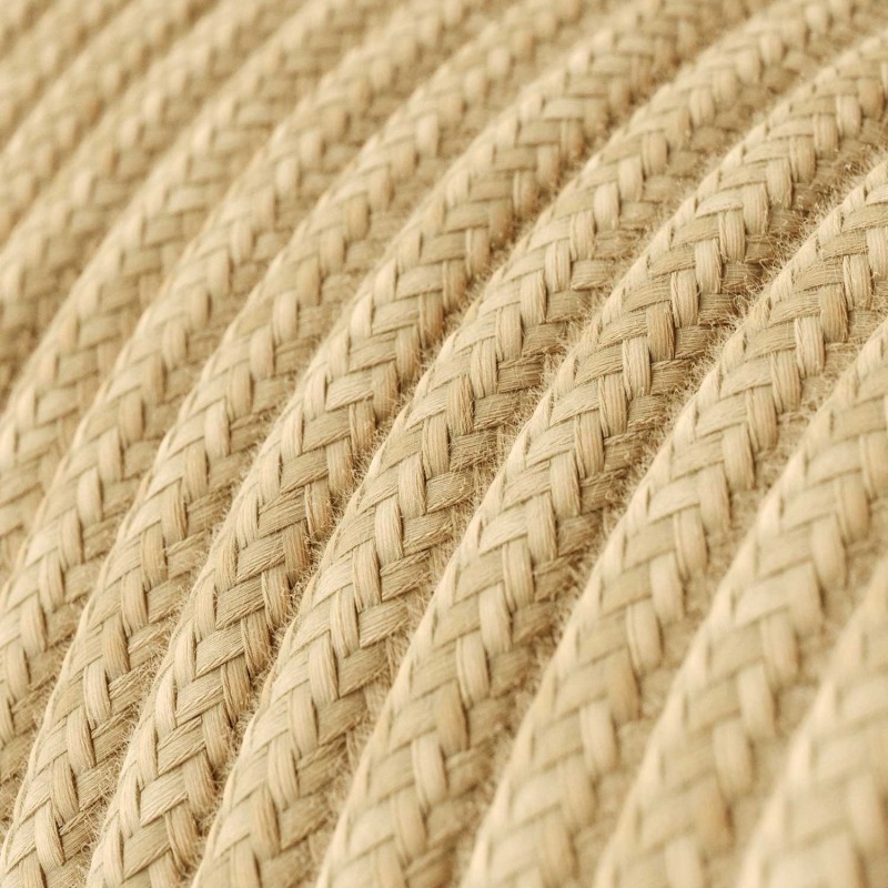 Cable Eléctrico Redondo Recubierto en Jute RN06