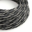 Cable Eléctrico Trenzado Recubierto en tejido Efecto Seda Orleans TG07
