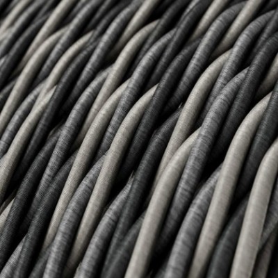 Cable Eléctrico Trenzado Recubierto en tejido Efecto Seda Orleans TG07
