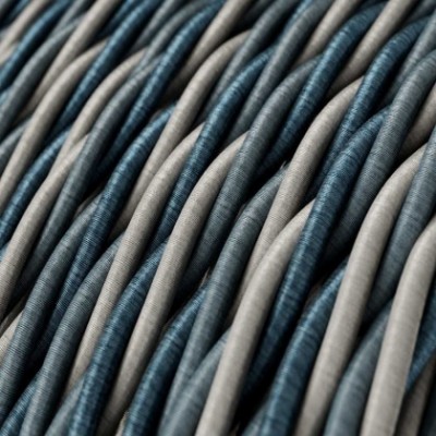 Cable Eléctrico Trenzado Recubierto en tejido Efecto Seda Bernadotte TG08