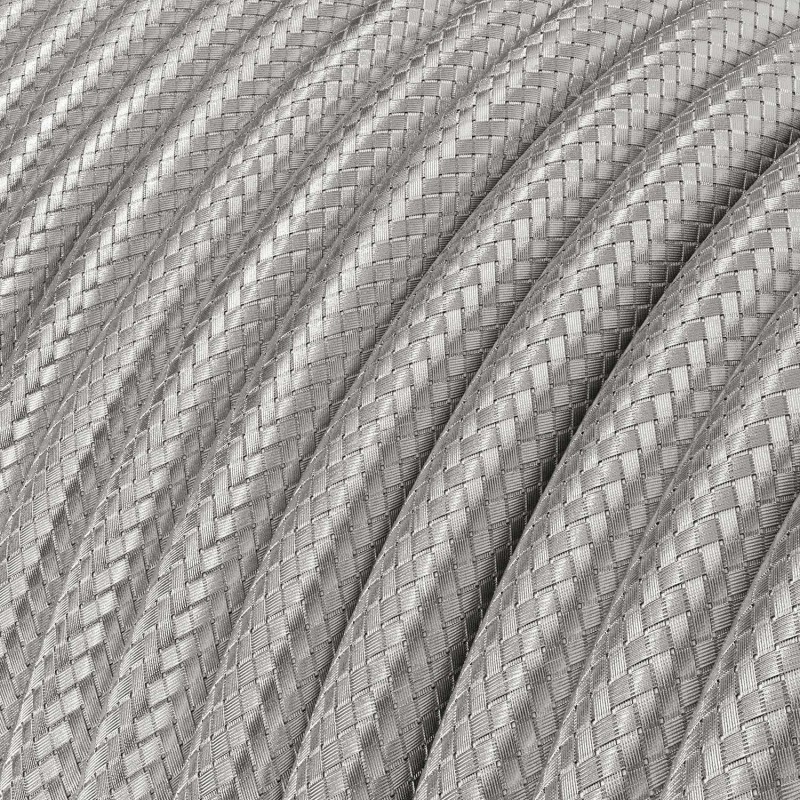 Cable Eléctrico Redondo recubierto de cobre 100% Acabado Plata