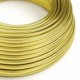Cable Eléctrico Redondo recubierto de cobre 100% Acabado Oro