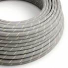 Cable Eléctrico redondo Vertigo recubierto de Lino y Algodón Eggnog ERD22