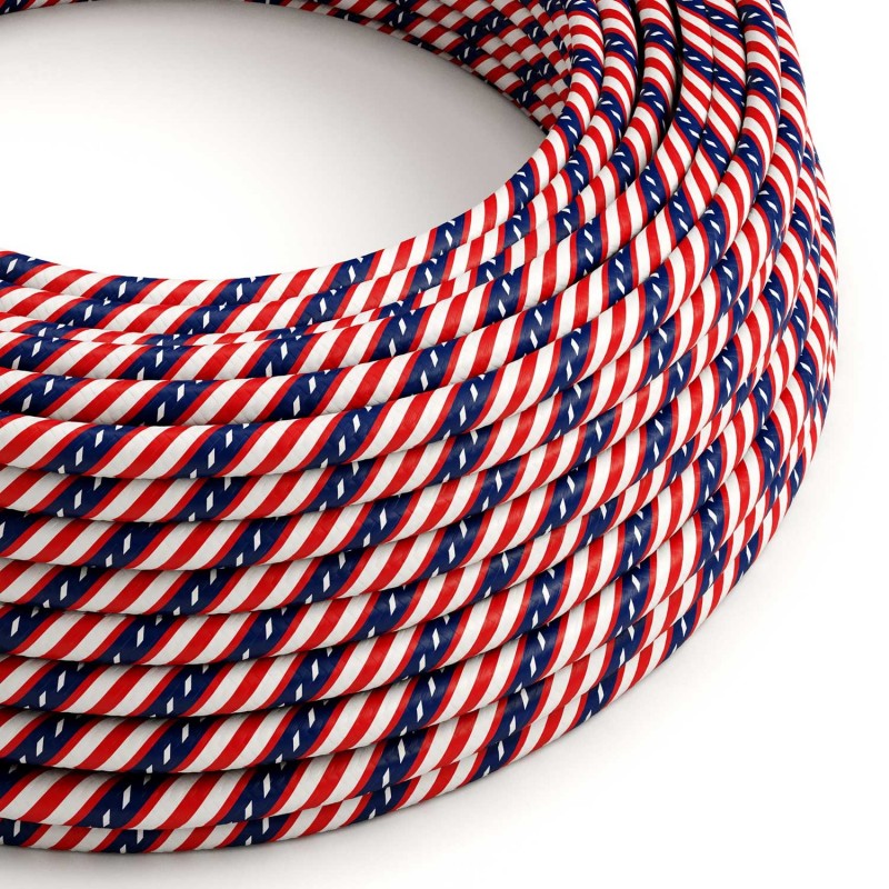 Cable Eléctrico redondo Vertigo HD recubierto en Textil Washington ERM45