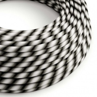 Cable Eléctrico redondo Vertigo HD recubierto en Textil Mr Grey ERM63