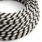 Cable Eléctrico redondo Vertigo HD recubierto en Textil Mr Grey ERM63