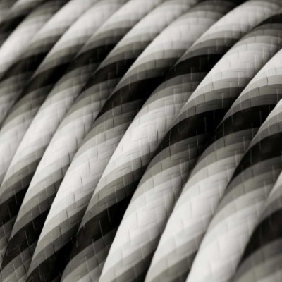 Cable Eléctrico redondo Vertigo HD recubierto en Textil Mr Grey ERM63