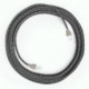 Cable Lan Ethernet Cat 5e con conectores RJ45 - RZ04 Efecto Seda Blanco y Negro
