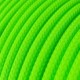 Cable Lan Ethernet Cat 5e con conectores RJ45 - RF06 Efecto Seda Verde Fluo