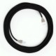 Cable Lan Ethernet Cat 5e con conectores RJ45 - RM04 Efecto Seda Negro