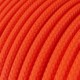Cable Lan Ethernet Cat 5e con conectores RJ45 - RF15 Efecto Seda Naranja Fluo