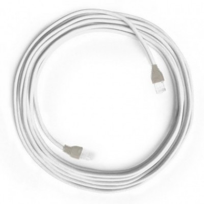 Cable Lan Ethernet Cat 5e con conectores RJ45 - RC01 Algodón Blanco