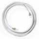 Cable Lan Ethernet Cat 5e con conectores RJ45 - RC01 Algodón Blanco