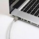 Cable Lan Ethernet Cat 5e con conectores RJ45 - RC01 Algodón Blanco