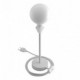 Alzaluce para Pantallas - lámpara de mesa en metal con cable, interruptor, clavija de 2 polos