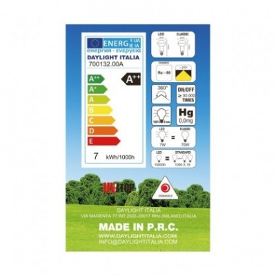 Bombilla LED R80 Satin 7W E27 Regulable 2700K