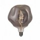 Bombilla Smoky LED Bumped Globo G180 filamento Curvado Espiral 5W E27 regulable 2000K