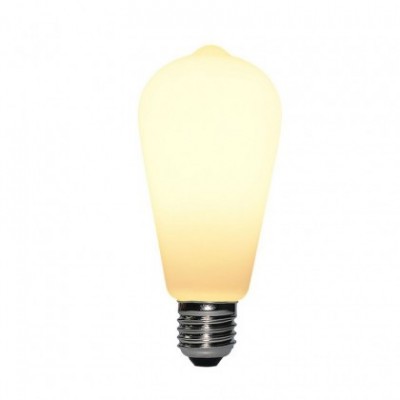 Bombilla LED Porcelana ST64 6W E27 Regulable 2700K