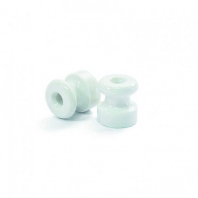 Aislador de porcelana para las instalaciones electricas en la pared, 18 mm