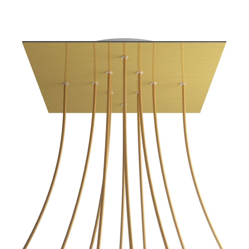 Kit rosetón XXL Rose-One cuadrado, 400 mm con 10 agujeros