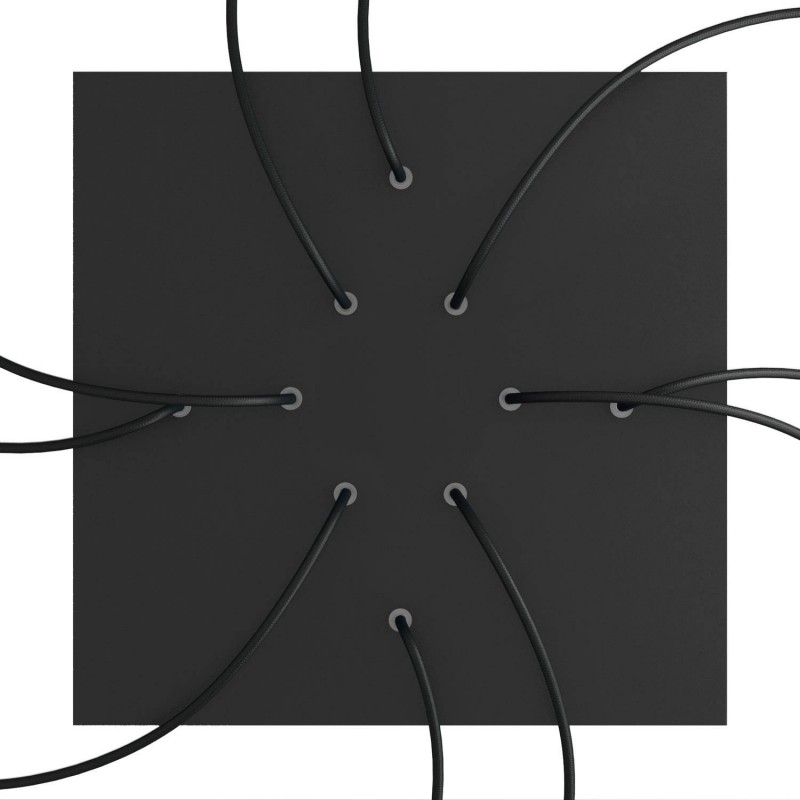 Kit rosetón XXL Rose-One cuadrado, 400 mm con 10 agujeros