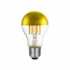 Bombilla LED Gota A60 media esfera dorado 7W E27 2700K Dimmable