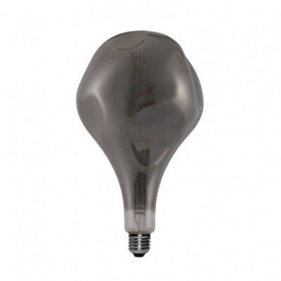 Bombilla XXL LED Smoky Bumped Pera A165 filamento Curvado Espiral 5W E27 regulable 2000K
