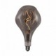 Bombilla XXL LED Smoky Bumped Pera A165 filamento Curvado Espiral 5W E27 regulable 2000K