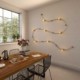 Pasacables madera Filé System para cable textil guirnalda. Fabricado en Italia