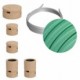 Kit Wiggle Filé System - con 3m cable textil guirnalda y 5 accesorios de madera