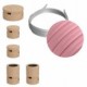 Kit Wiggle Filé System - con 3m cable textil guirnalda y 5 accesorios de madera