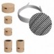 Kit Wiggle Filé System - con 3m cable textil guirnalda y 5 accesorios de madera