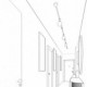 Kit Linear Filé System - con 5m cable textil guirnalda y 7 accesorios de madera