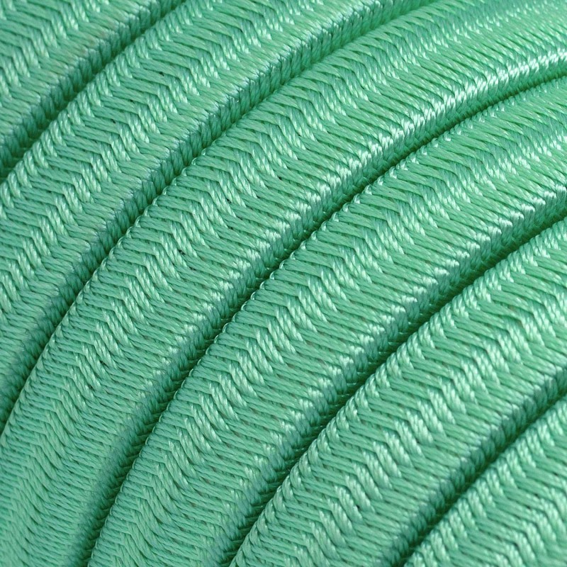 Cable eléctrico para Guirnalda recubierto en tejido Efecto Seda Opal CH69