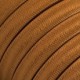 Cable eléctrico para Guirnalda recubierto en tejido Efecto Seda Whiskey CM22