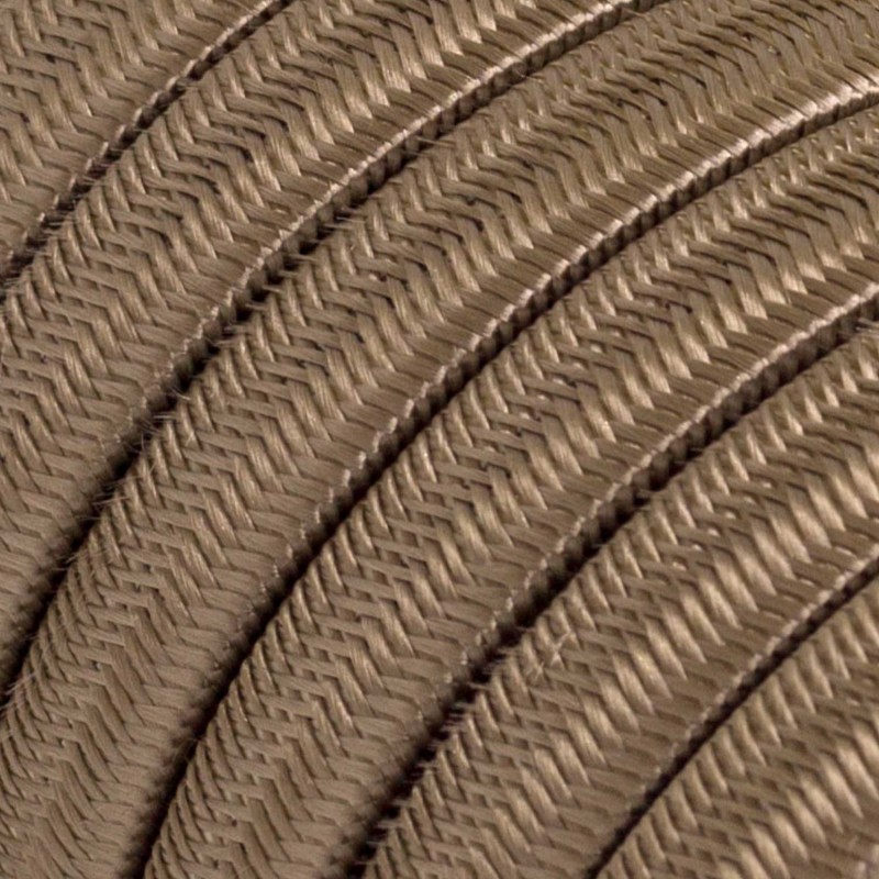 Cable eléctrico para Guirnalda recubierto en tejido Efecto Seda Cipria CM27