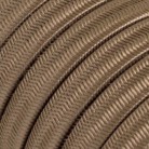 Cable eléctrico para Guirnalda recubierto en tejido Efecto Seda Cipria CM27